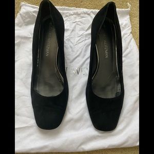 stuart weitzman suede marymid pumps 8W